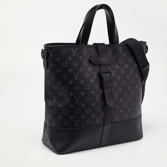 Louis Vuitton Monogram Eclipse Saumur Tote - Picture 3 of 4